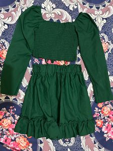 Crop Top &amp; Skirt