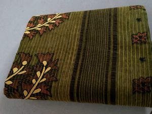 New Green Floral Saree