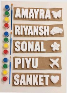 DIY Name Art Craft Kit