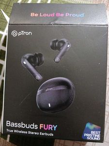 pTron Bassbuds Fury in-Ear TWS Earbuds