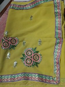 Yellow Color Saree