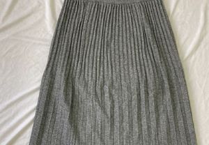 Pleated Midi Skirt