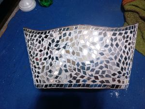 Beautiful Indoor Flower Vase (Mirror Work)
