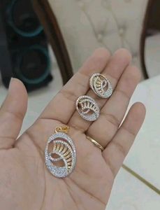 Elegant Pendant & Earring Set