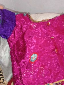 Stunning Pink &amp; Purple Ombre Lehenga Choli