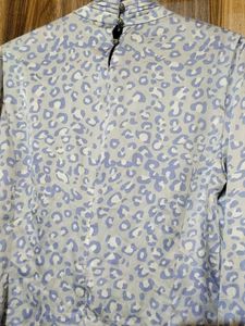 Floral Satin Long Sleeve Top