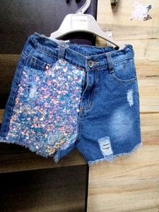 Jeans Shots For Girls 8_10 👧waist Size 25 Inches