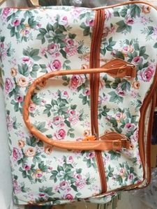 Floral Print Tote Bag