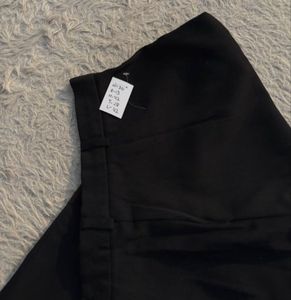 New Classic Black High-Waisted Trousers