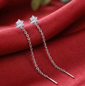 Silver Drop Sui Dhaga Earrings