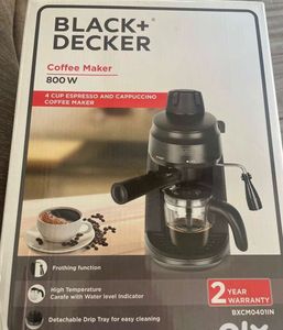 Black+Decker 4-Cup Espresso & Cappuccino Maker