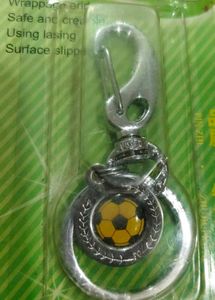 Football Keychain Charm