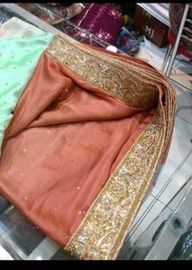 Embroidered Silk Saree🎁😍diwali offer