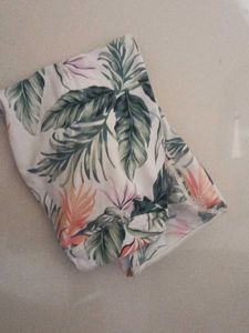 Tropical Print Bikini Top