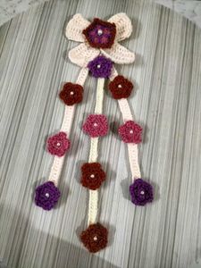 Floral crochet Hairclip