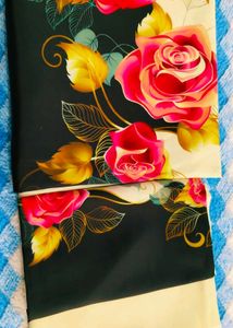 Elegant Floral Print farsi salwar suit nd cord set