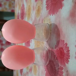 Pink Silicone nipps &amp; massage cup