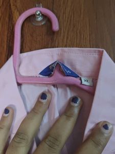 Free shipping - Women's Pink Button-Up Shirt