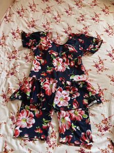 Floral Print Swim Set
