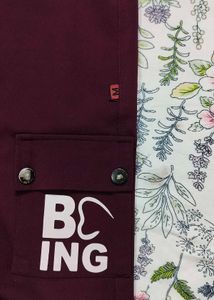 BURGUNDY CARGO PANTS