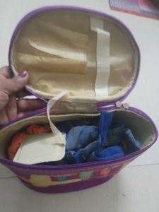 Purple Travel makeup box