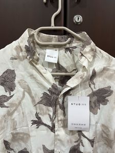 Floral Print Button-Up Shirt