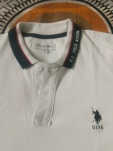 Men's US Polo Assn. White Pol