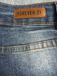 Forever 21 Blue Denim Jeans