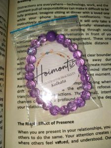 Handcrafted crystal glass beads bracelets