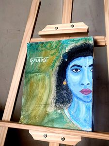 Lord Krishna Handmade Painting