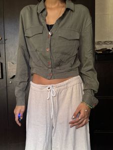 Olive Green Utility shirt