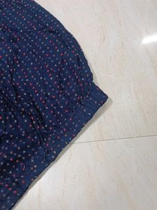 Comfortable Navy Blue Printed Palazzos