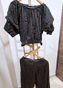 Ritu kumar’s Stylish Black Co-ord Set