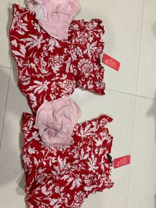 Red Floral frock