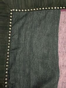 last price Striped Pleated Sarree