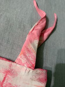Pink Abstract Print Sundress