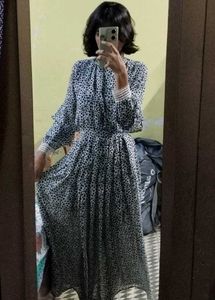 Chic Floral Print Maxi Dress