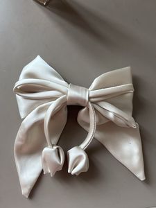 Elegant Satin Bow Hair Clip