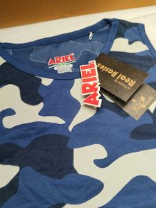 Blue Camo Tank Top