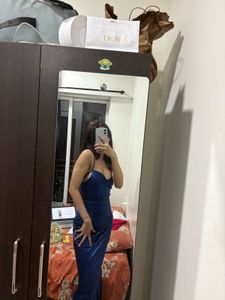 Elegant Blue Evening Gown