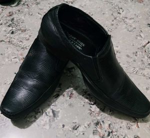 Classic Black Formal Slip-On Shoes