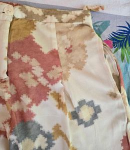 Boho Print Wide Leg Palazzo Pants