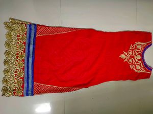 very beautiful red dress