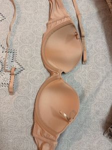 Comfortable Beige Push-Up Bra