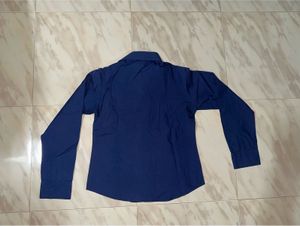Navy Blue Long Sleeve Shirt