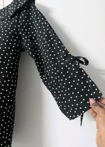 Chic Polka Dot Top | Office wear