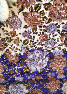 Silk floral saree