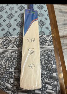 2 Oppo Cricket Autographed Bat Unused