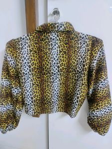 Tiger Print Crop Top