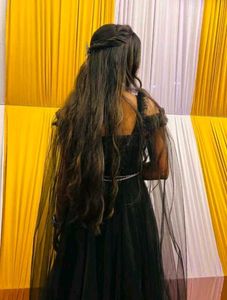 Elegant Black Party Gown